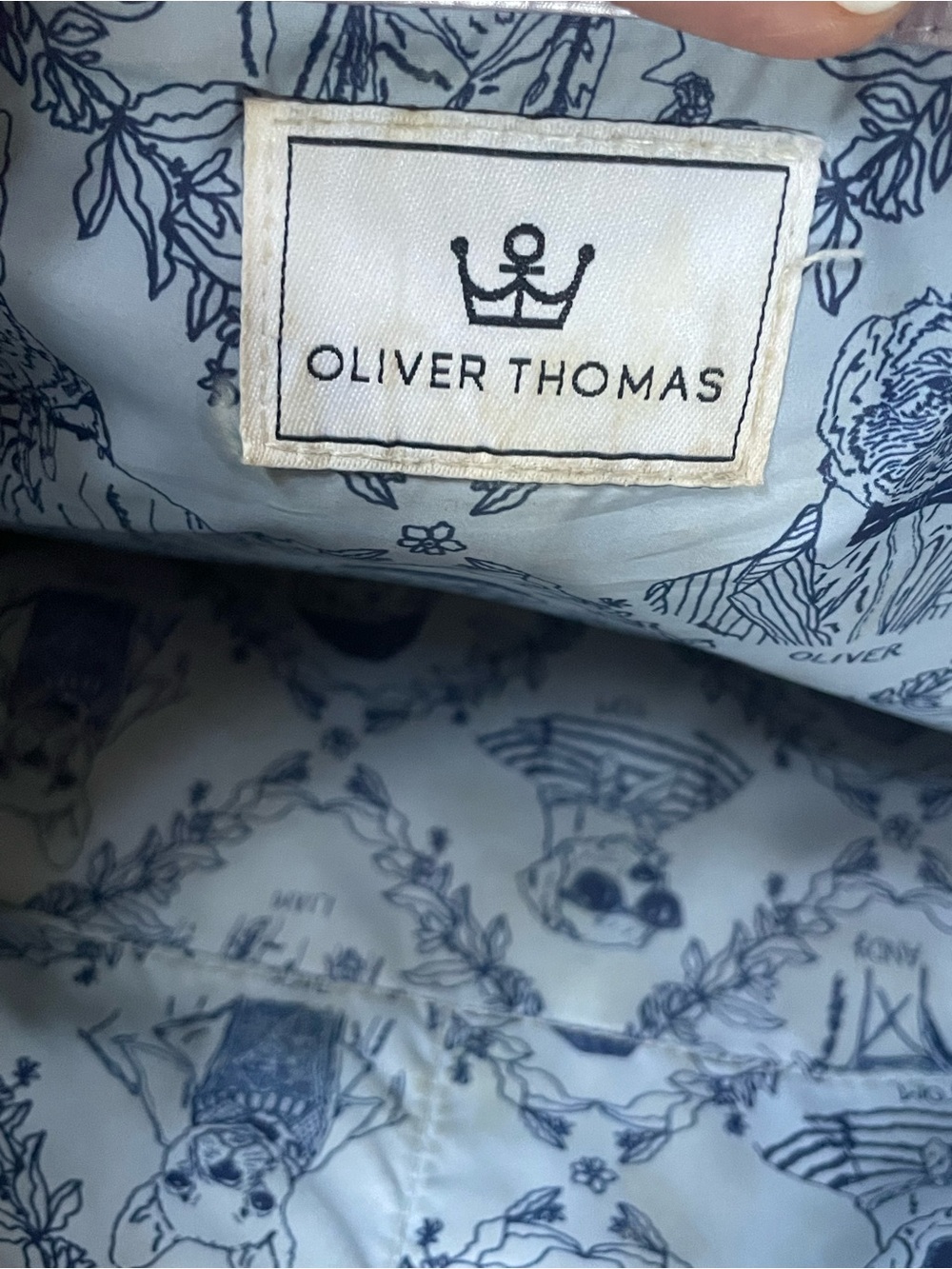 Oliver Thomas 24 + 7 Tennis Backpack, Lavender Quilted - Picture 8 of 13